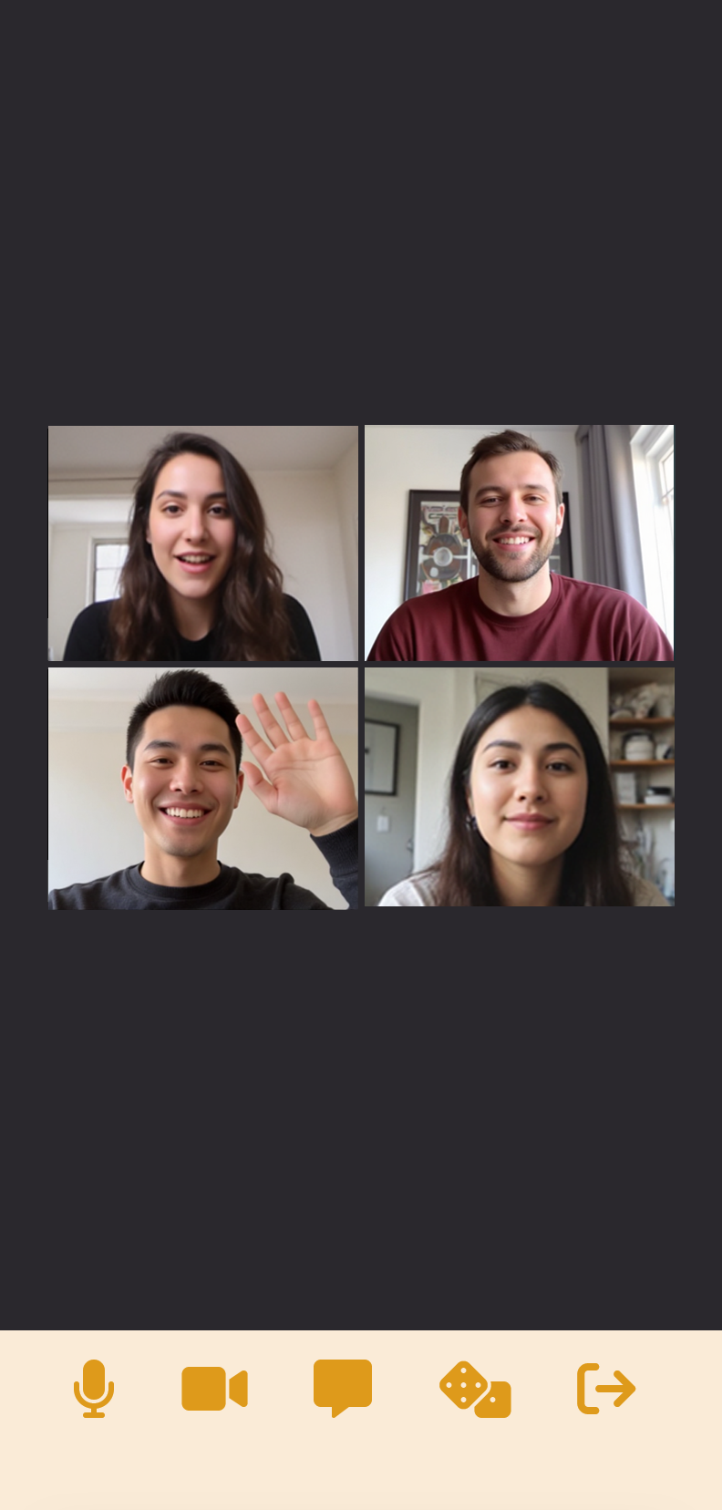 sample image of video conference